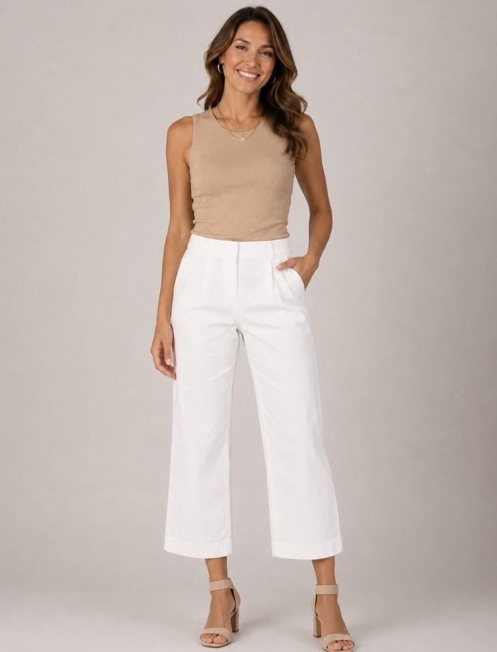 Favorite Daughter The Favorite Pant GENEVA Sz 10 White Pockets